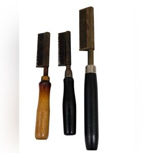 Professional Stove Iron Pressing Comb Trio ~ Excellent Condition